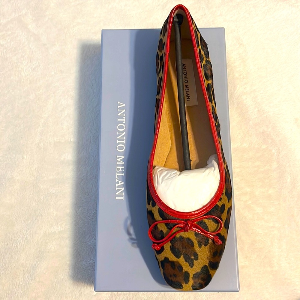 Antonio Melani Baird Leopard Print ballet flats
